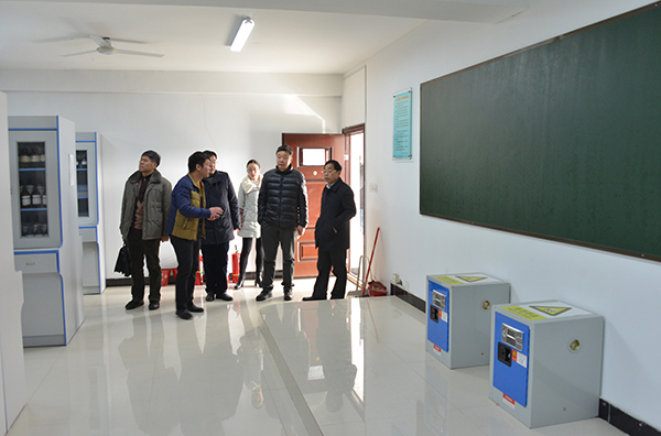 省高校安全工作检查组莅临我校检查指导工作