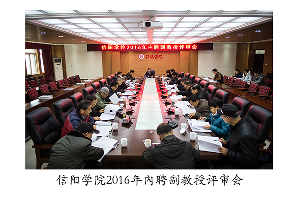 回眸·欣喜——信阳学院2016年工作巡礼